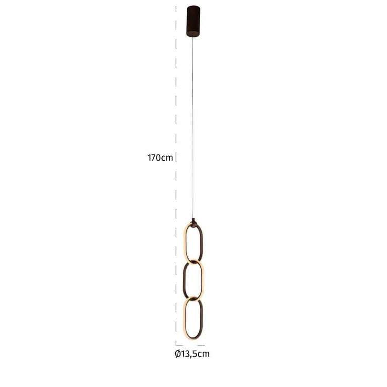 Lacey Chandelier - Bronze - Metal