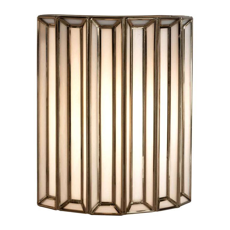 Lumine Wall Lamp - Antique Brass - Glass and Metal
