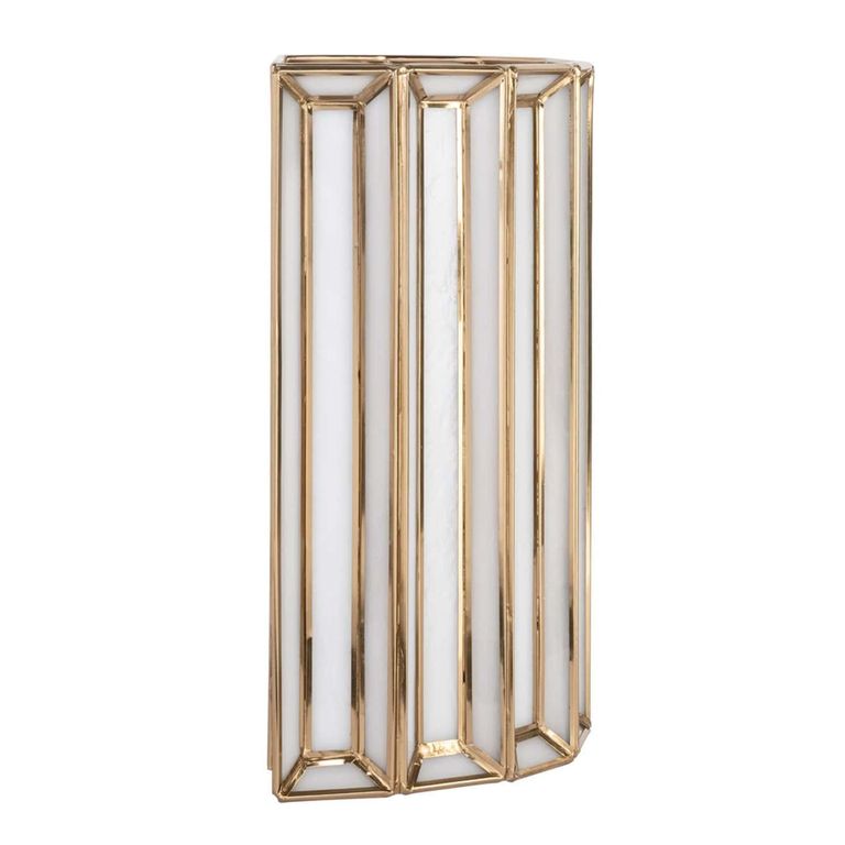 Lumine Wall Lamp - Antique Brass - Glass and Metal