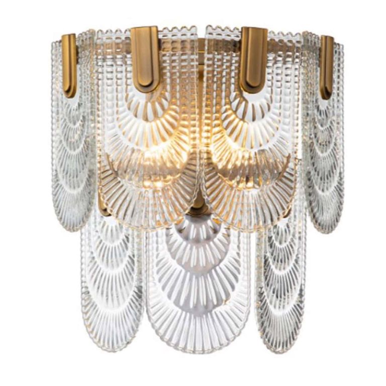 Sem Wall Lamp - Gold - Glass and Metal