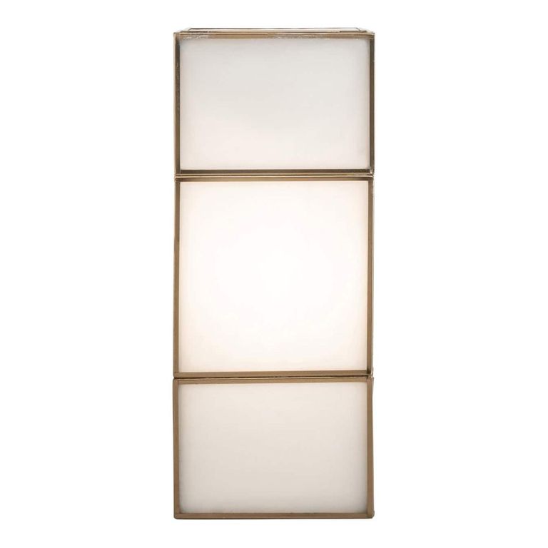 Sofia Wall Lamp - Antique Brass - Glass and Metal