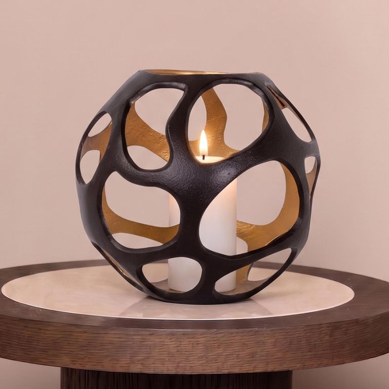 Alysia Hurricane Light - Brown - Metal