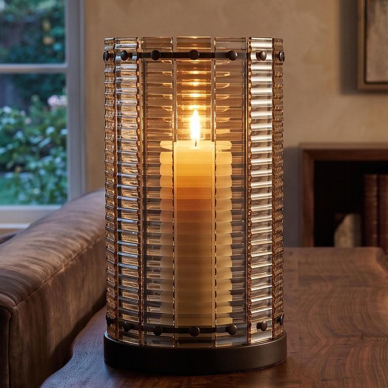 Crane Hurricane Light - Large - Brown - Glass and Metal