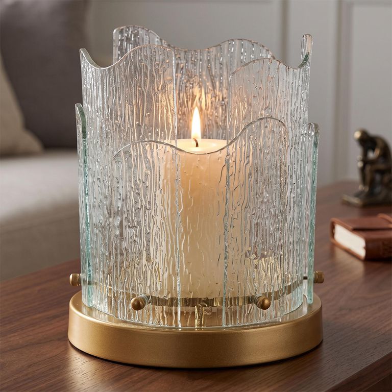 Danila Hurricane Light - Small - Gold - Glass and Metal