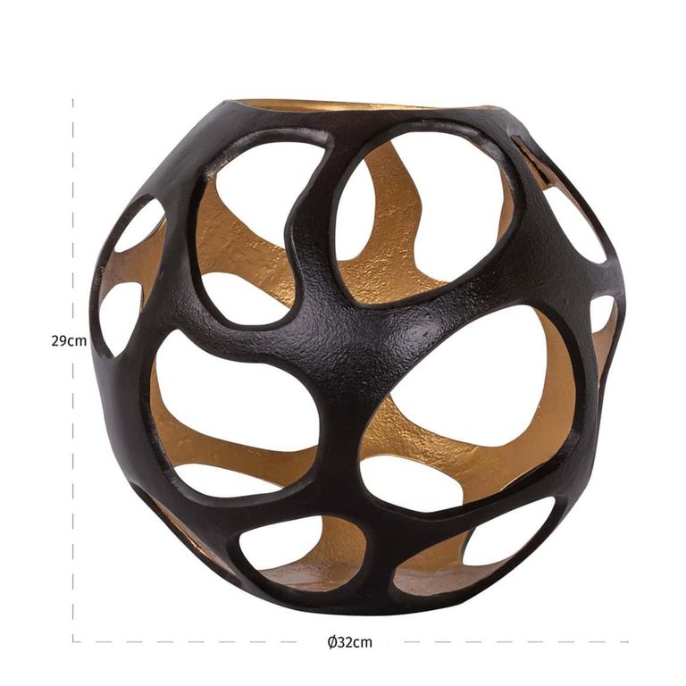Alysia Hurricane Light - Brown - Metal