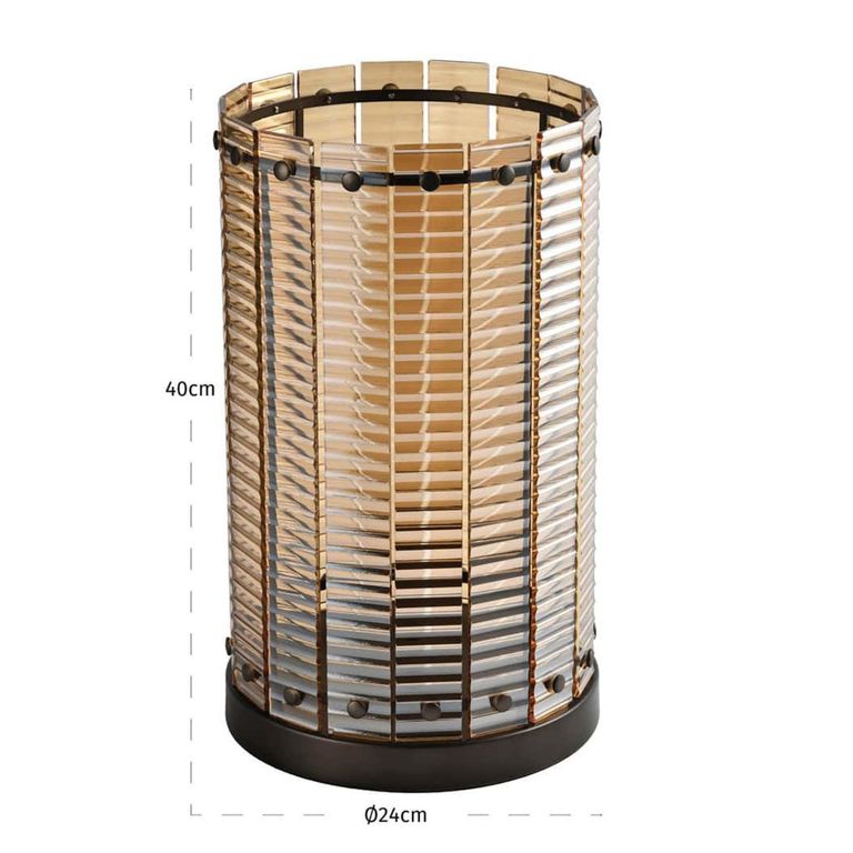 Crane Hurricane Light - Large - Brown - Glass and Metal