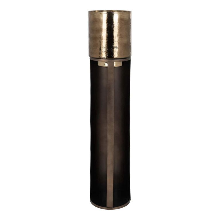 Daisey Lantern - Copper - Glass and Metal