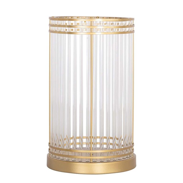 Dyara Hurricane Light - Large - Gold - Glass and Metal