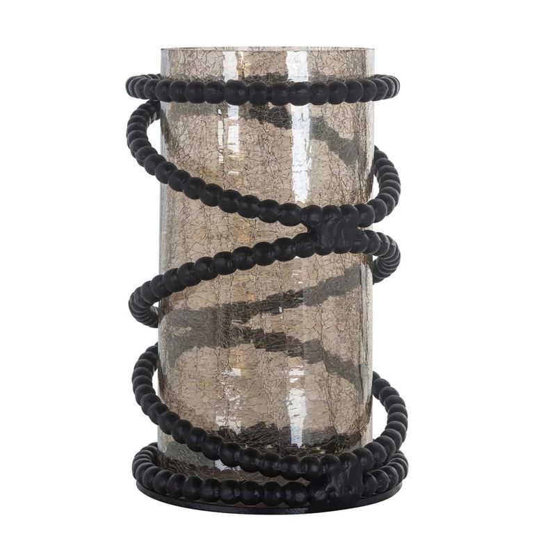 Edison Hurricane Light - Black - Glass and Metal