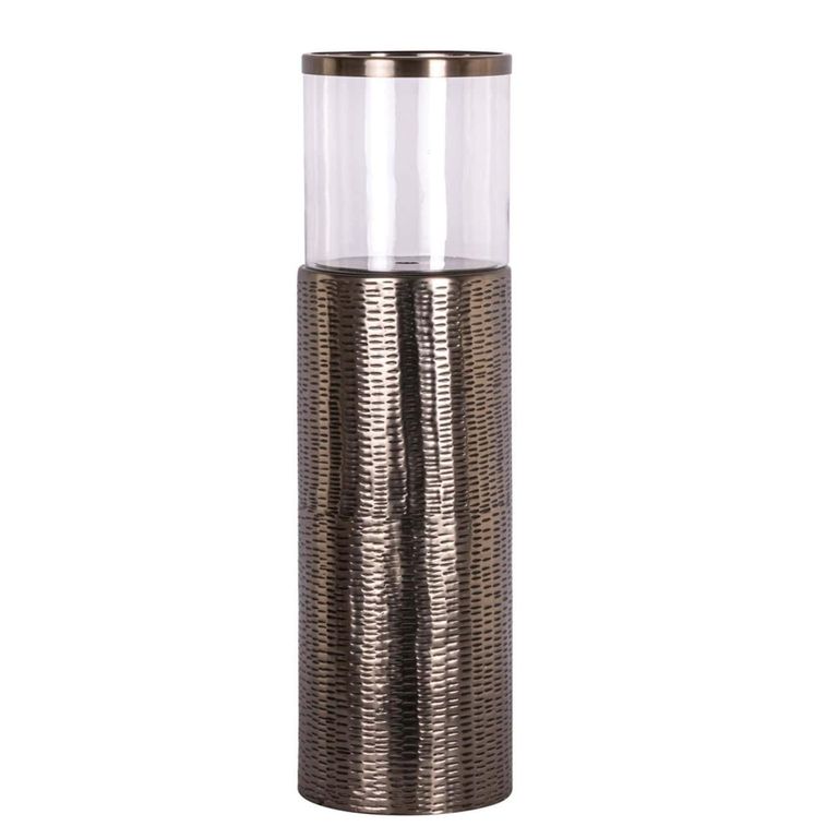 Faylen Hurricane Light - Large - Bronze - Glass and Metal