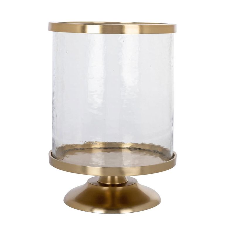 Jaysin Hurricane Light - Gold - Glass and Metal
