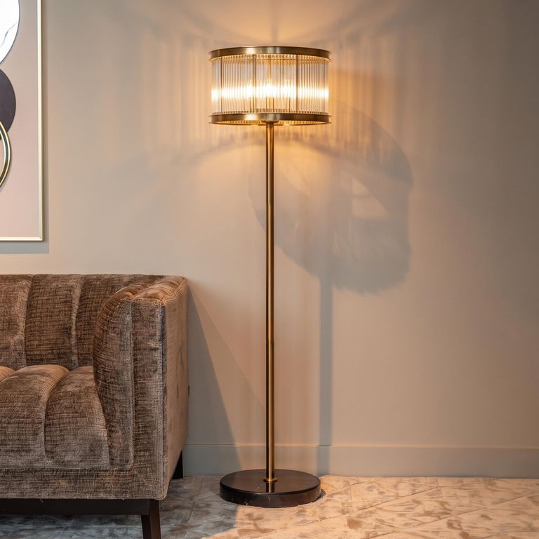 Nadine Bronze Metal Floor Lamp