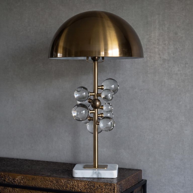Bela Bronze Metal Table Lamp