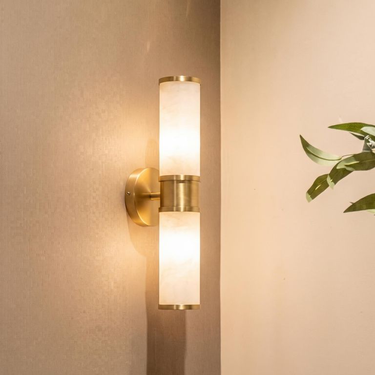 Charlize Brushed Gold Wall Lamp