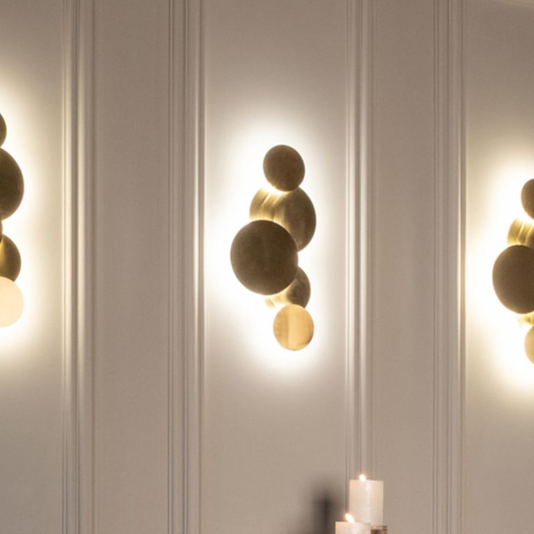 Collin Brushed Gold Wall Lamp