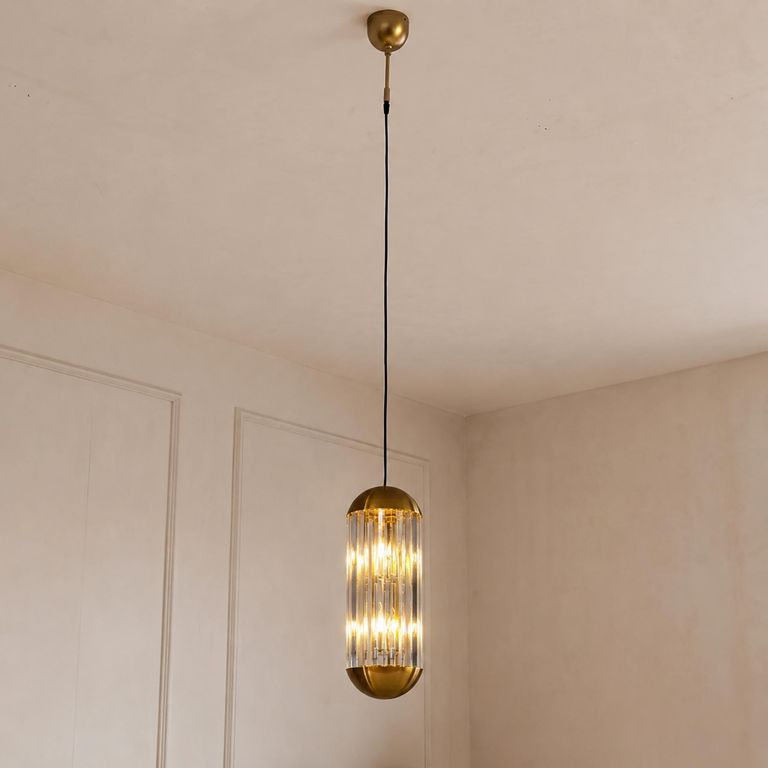 Sila Crystal Bronze Pendant Light