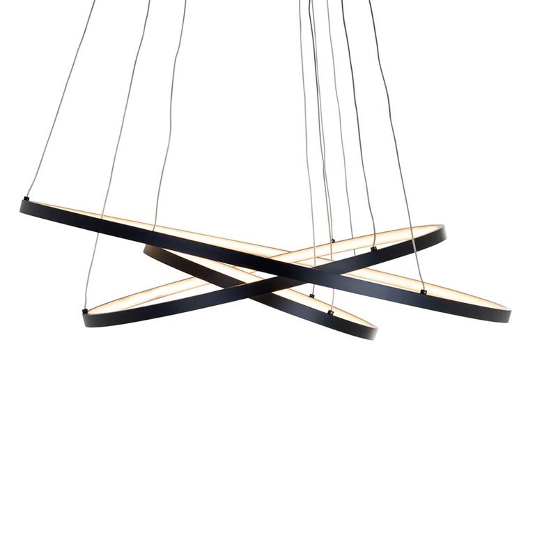 Amira Black Metal Chandelier