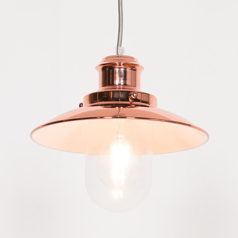 Fishermans Ceiling Light - Copper Metal