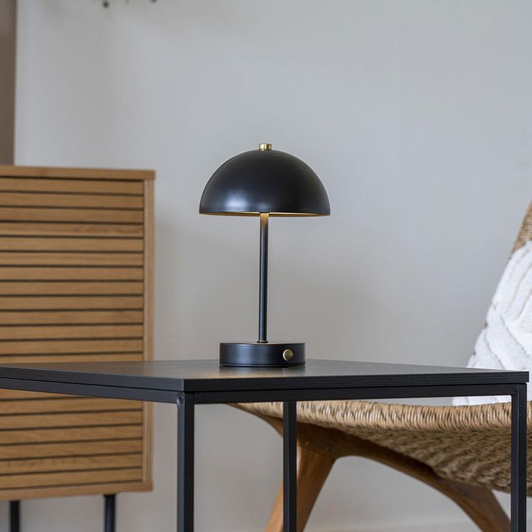 Holt Table Lamp - Black Metal