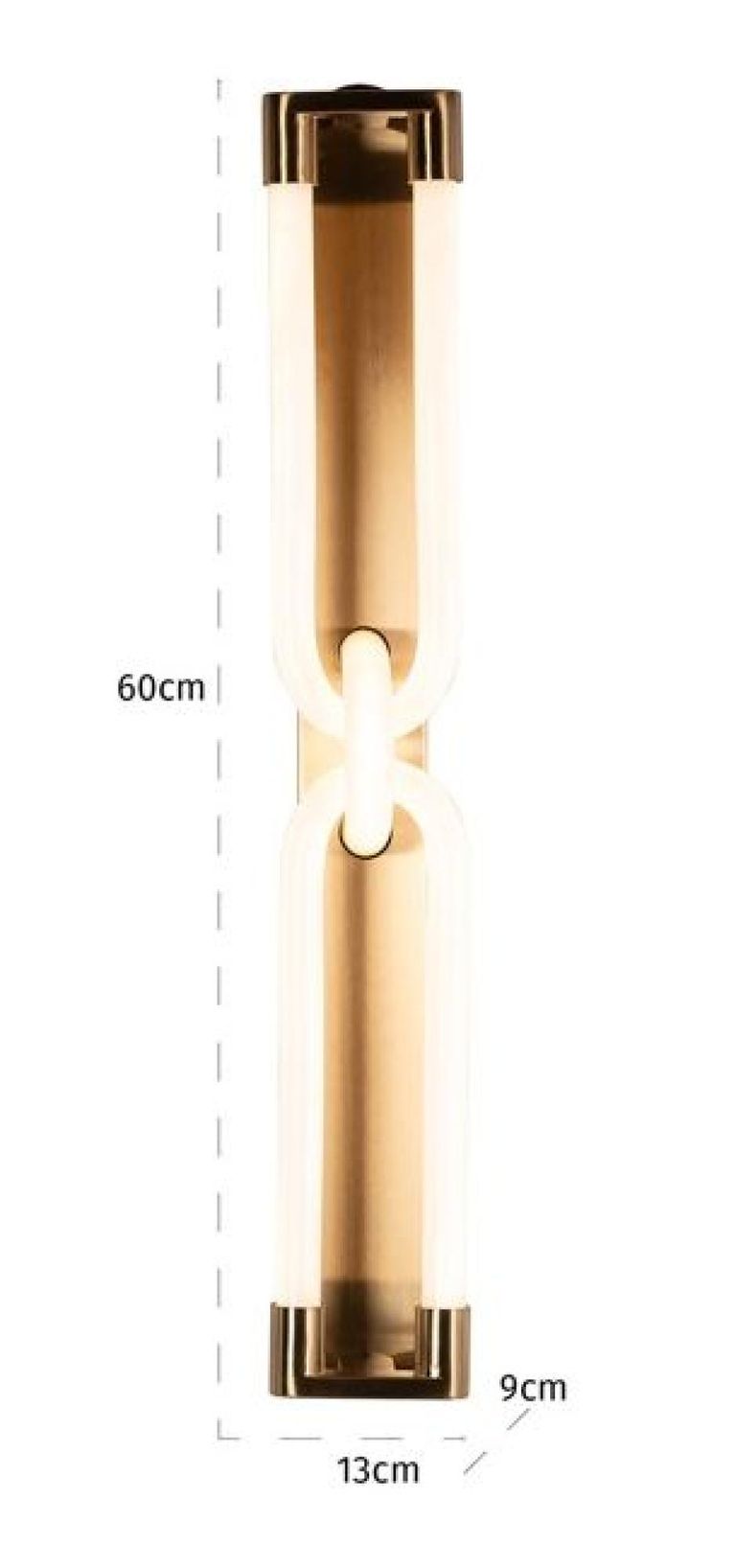 Lysa Brushed Gold Wall Lamp