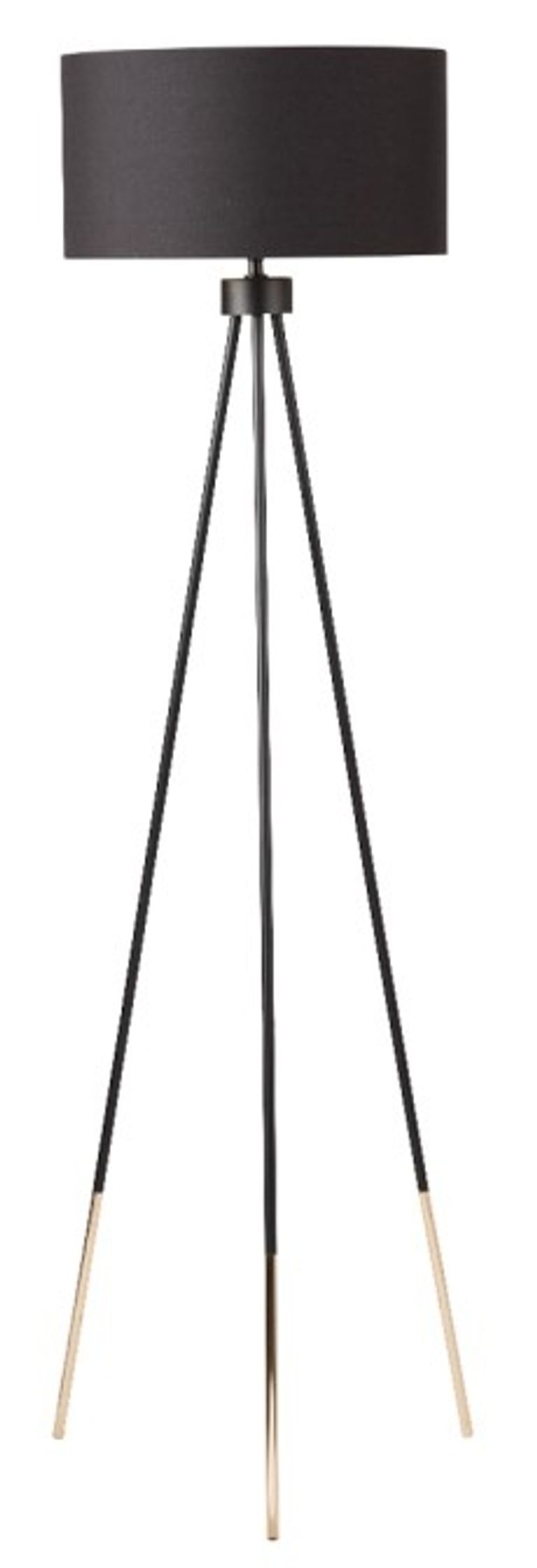 Floor Lamp - Tripod - Black Shade