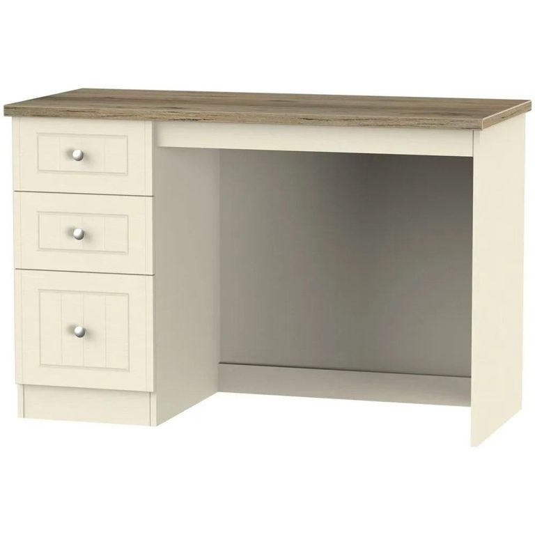 Vienna Desk - 3 Drawer - Cream