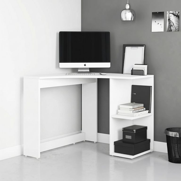 Chesil Corner Desk - White - AW3120