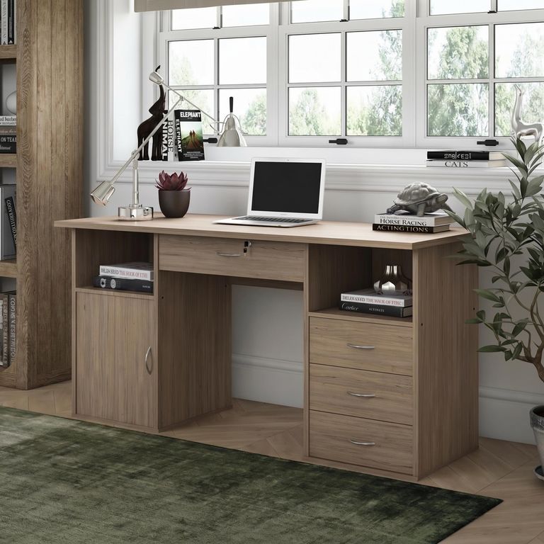 Dallas Home Office Desk - Oak - AW12289OAK