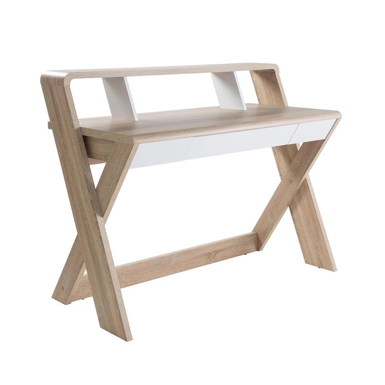 Aspen Desk - Oak & White - AW2110