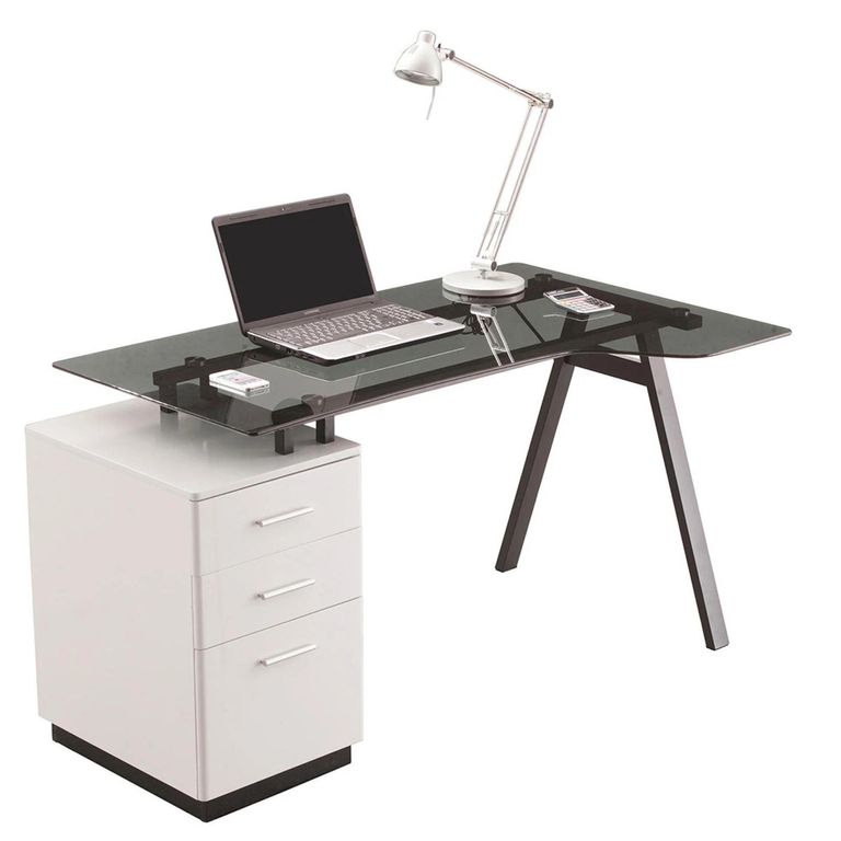 Cleveland Workstation - Smoked Grey Glass - AW23377-GY
