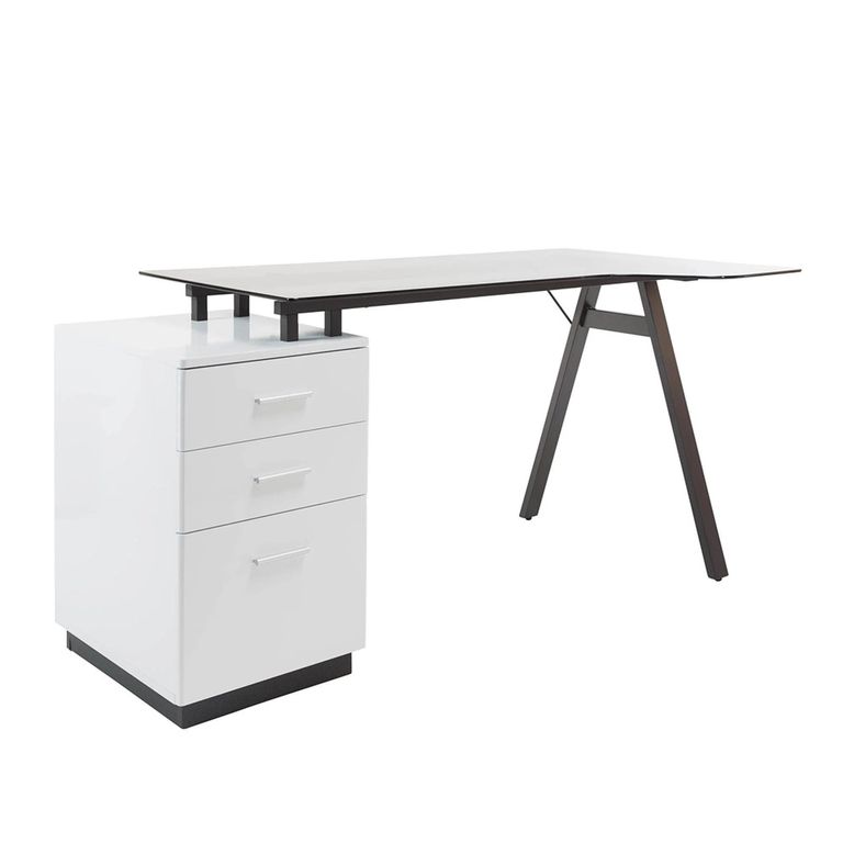 Cleveland Workstation - Smoked Grey Glass - AW23377-GY