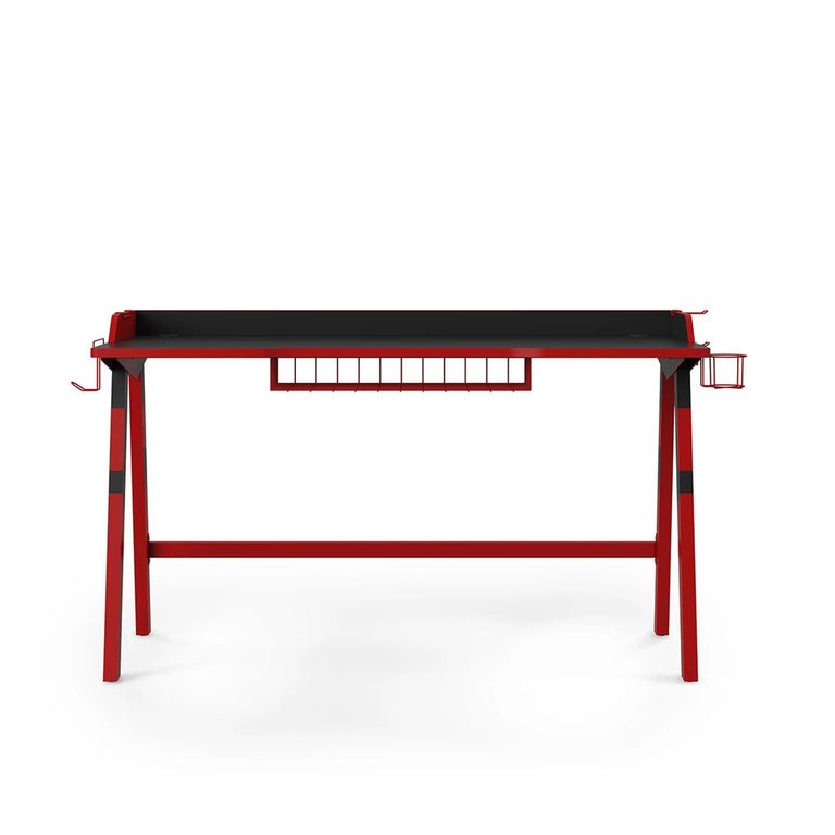 Fuego Gaming Desk - Red & Black - AW9230
