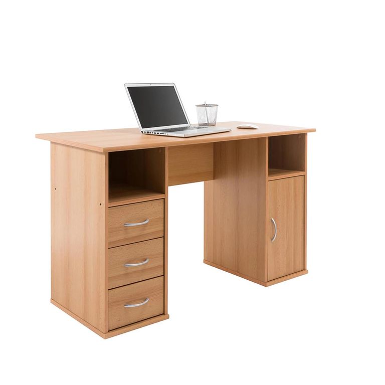Maryland Computer Desk - Beech - AW12010