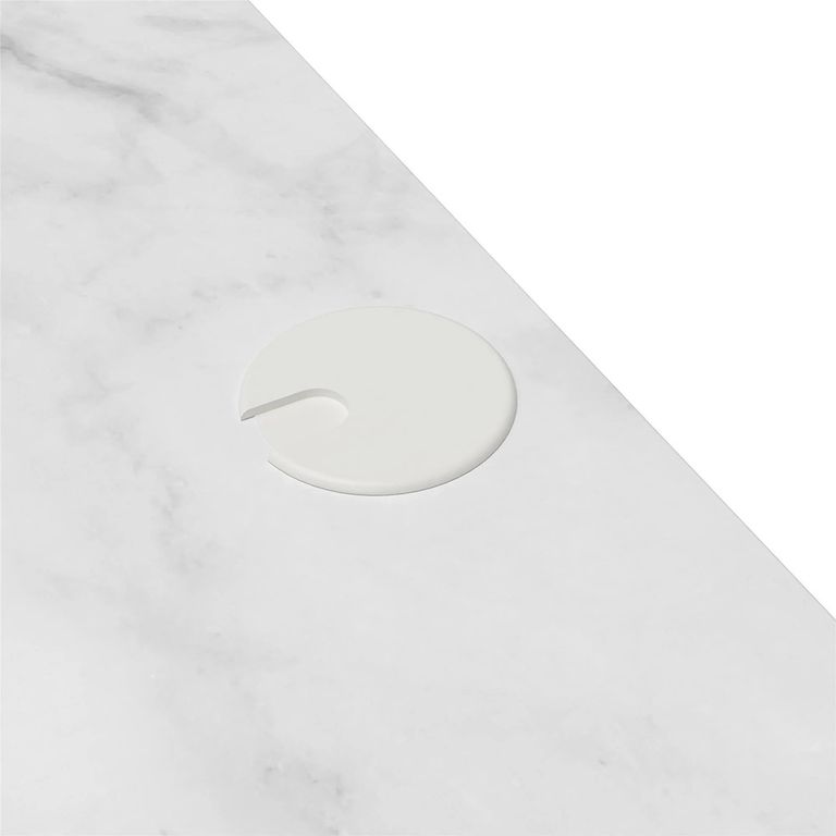 Novogratz Athena Desk - White Marble - AW9618891COMNUK