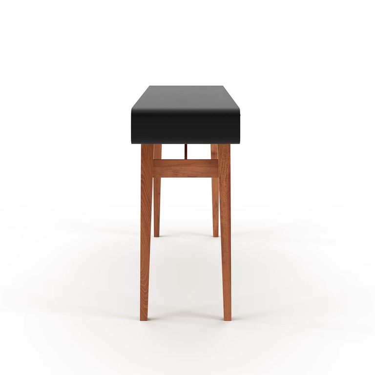Pevensey Study Desk - Black & Oak - AW3150