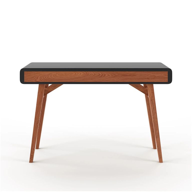 Pevensey Study Desk - Black & Oak - AW3150