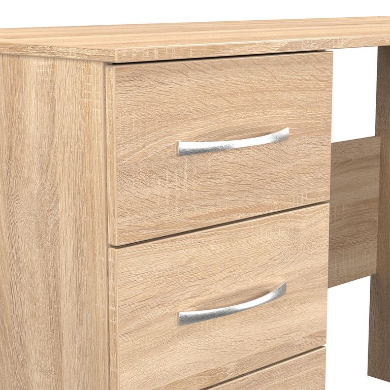 Avon Desk - 3 Drawer - Oak