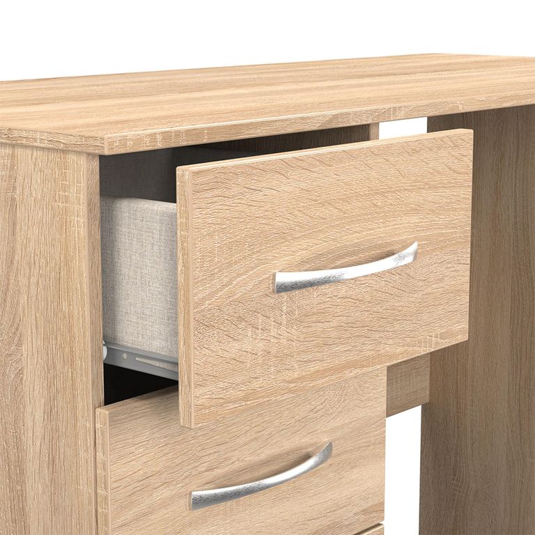 Avon Desk - 3 Drawer - Oak