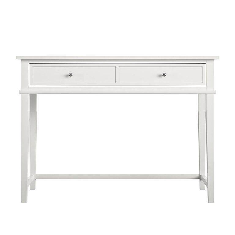 Franklin Writing Desk - 2 Drawer - White - 7919013COMUK