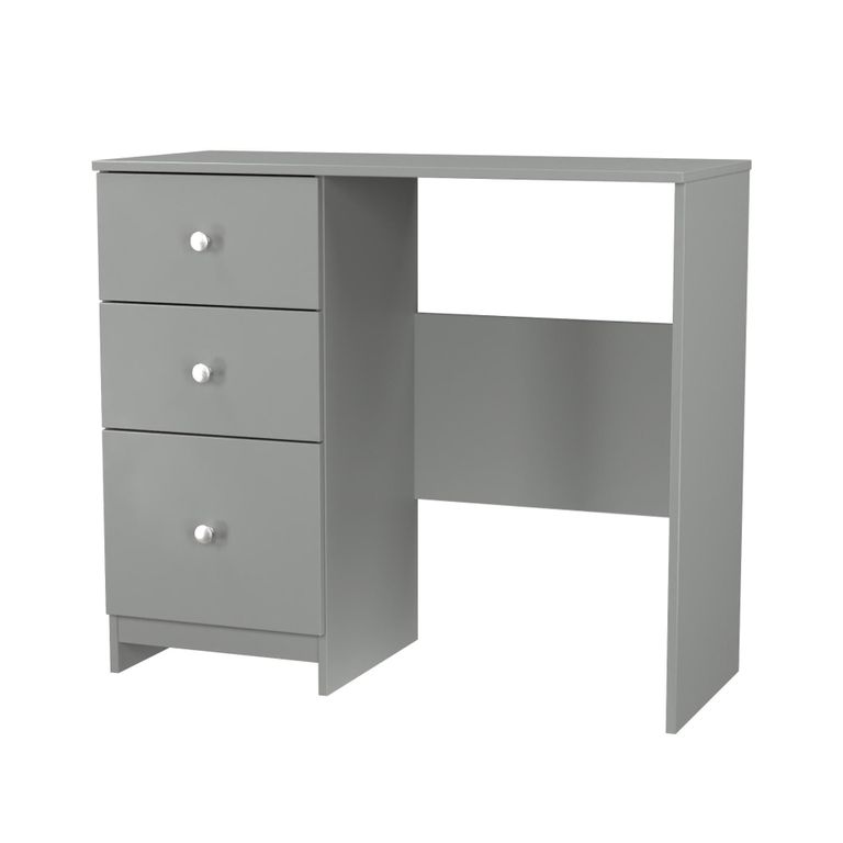 Yarmouth Desk - 3 Drawer - Dusk Grey
