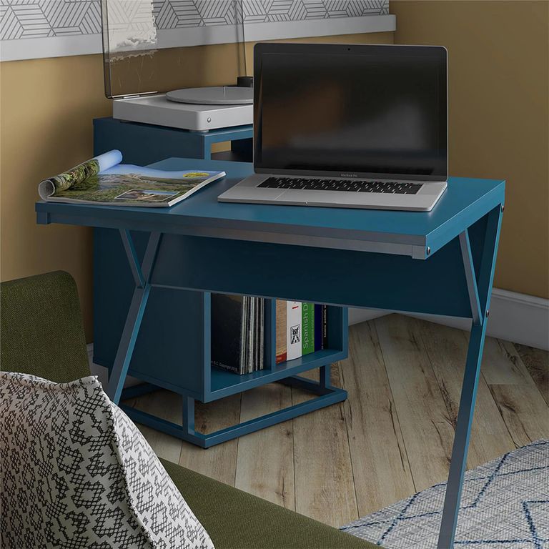 Novogratz Regal Accent Table - Blue - 3076906COMNUK