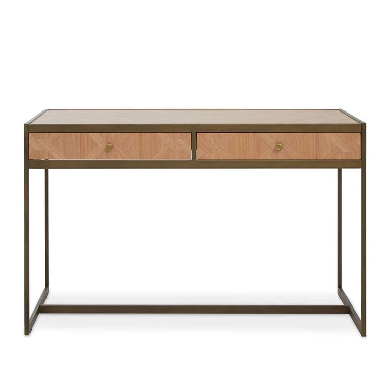 Grenoble Desk - 2 Drawer - Oak