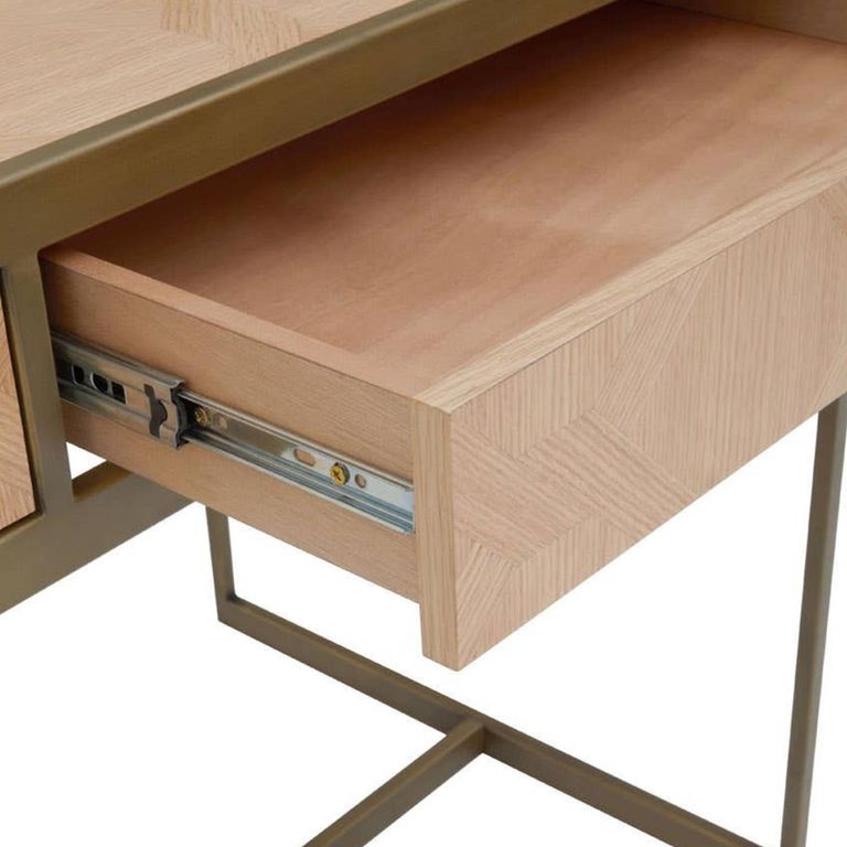 Grenoble Desk - 2 Drawer - Oak