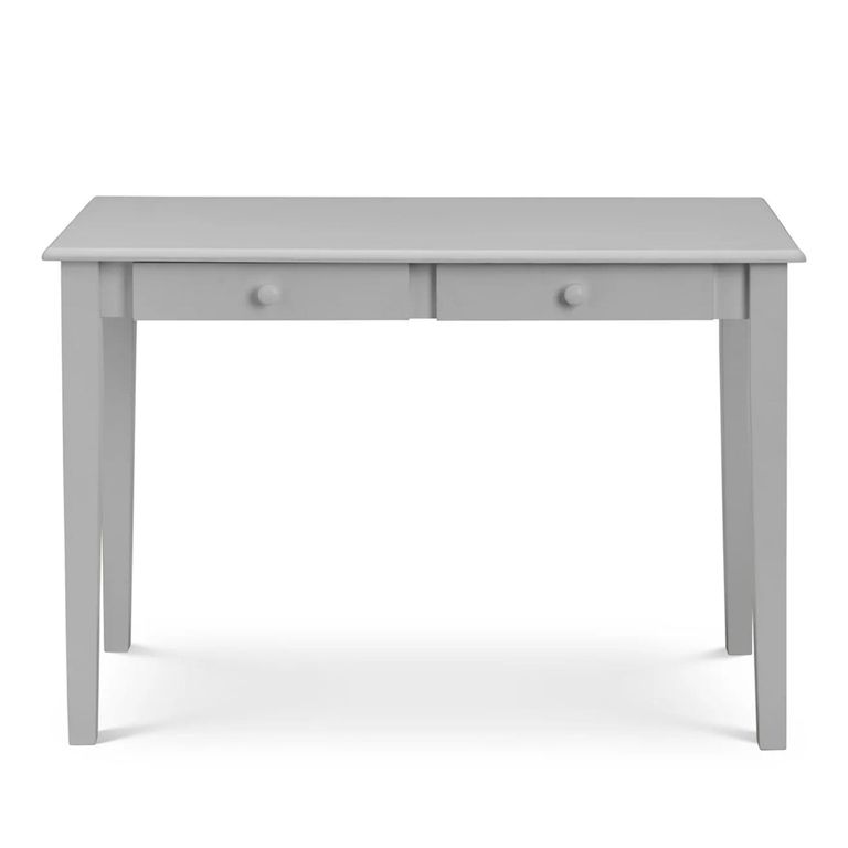 Carrington Desk - 2 Drawer - Grey - Wood