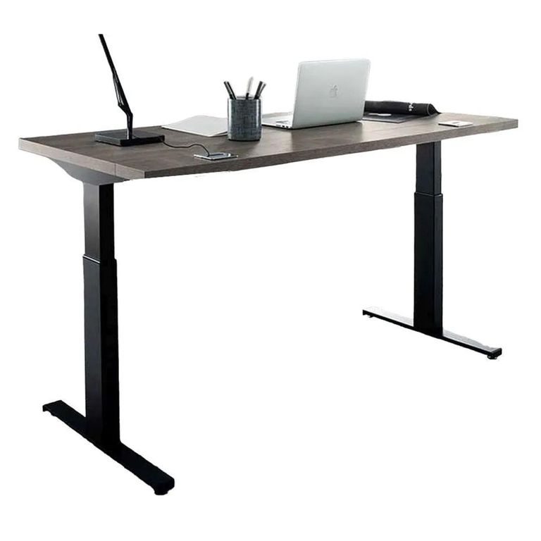 Tivoli Left Desk - Grey Wood