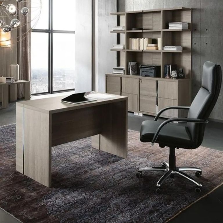Tivoli Office Desk - 120cm - Grey Wood