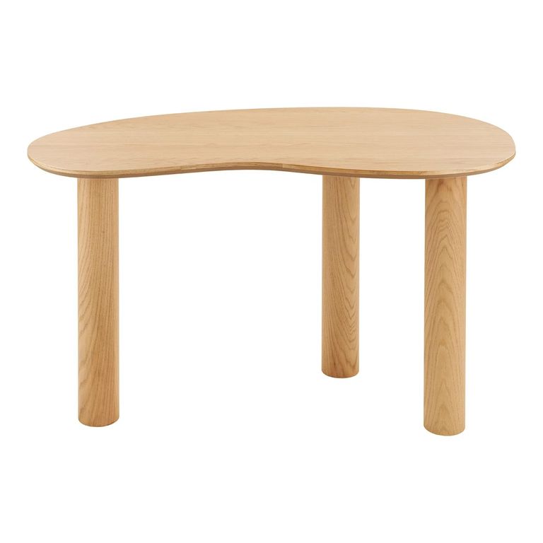 Livigno Oak Desk - Kidney Shape - Natural