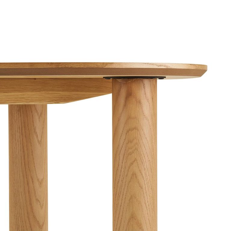 Livigno Oak Desk - Kidney Shape - Natural