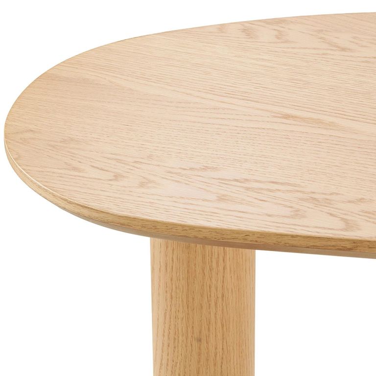 Livigno Oak Desk - Kidney Shape - Natural