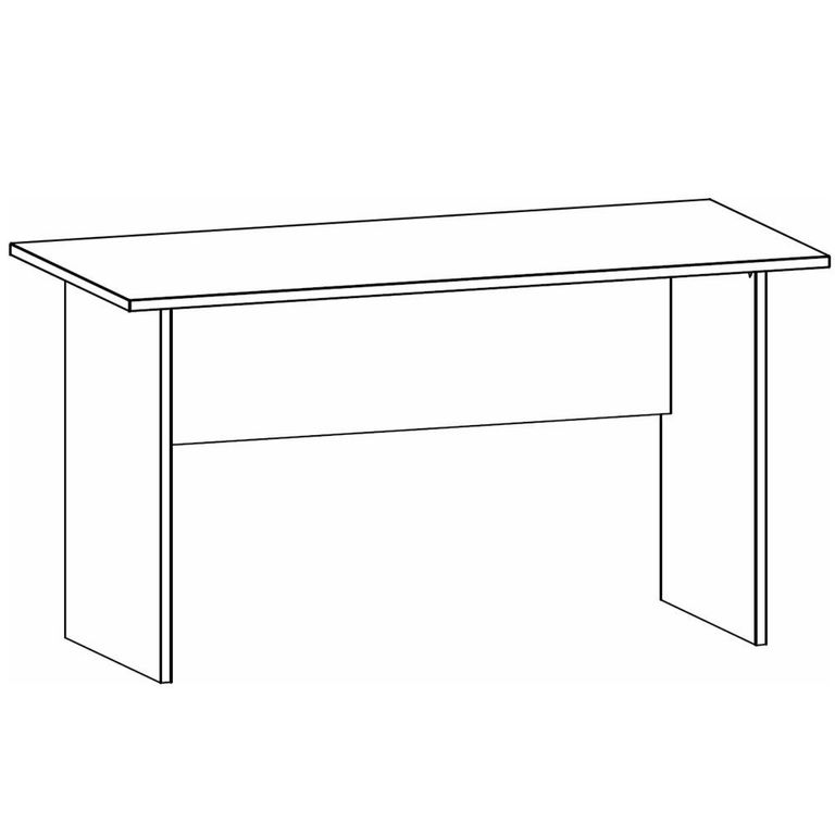 Joel Desk - Alpine White